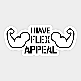 Self Confidence Flex Appeal Gym Motivation Sticker